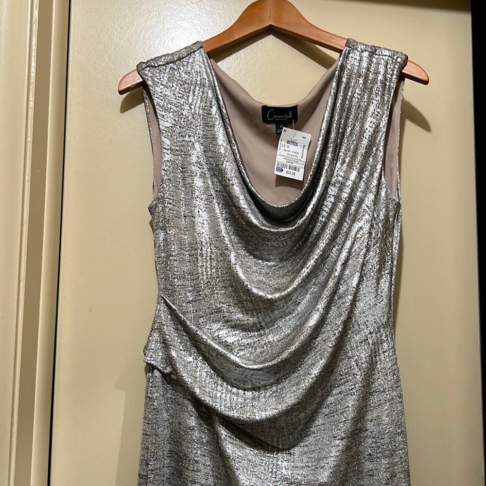 Grey silver dress